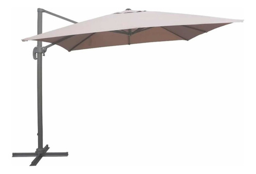 Parasol Grande Cuadrado Lateral 3x3m Giro 360 Oferta  