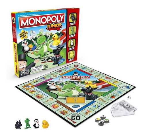 Monopoly Junior Fiesta Juego De Mesa Para Niños Hasbro