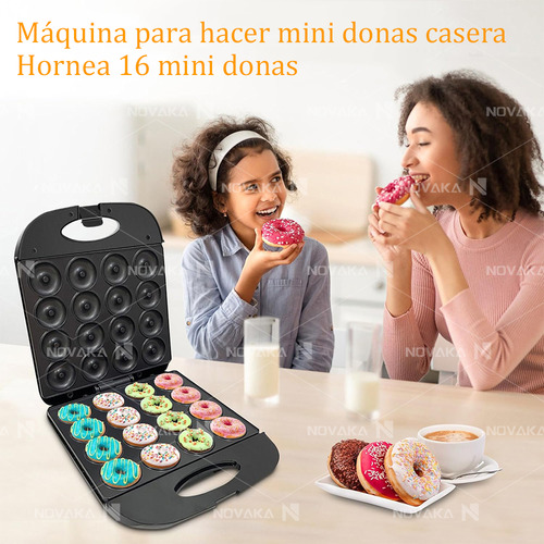 Novaka LTJ328-ZSM Maquina de Donas Eléctrica De 16 Agujeros 127V
