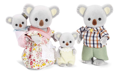 Familia De Koalas Del Interior De Sylvanian Families [u]