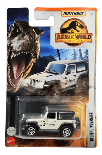 18 Jeep Wrangler Jurassic World Matchbox