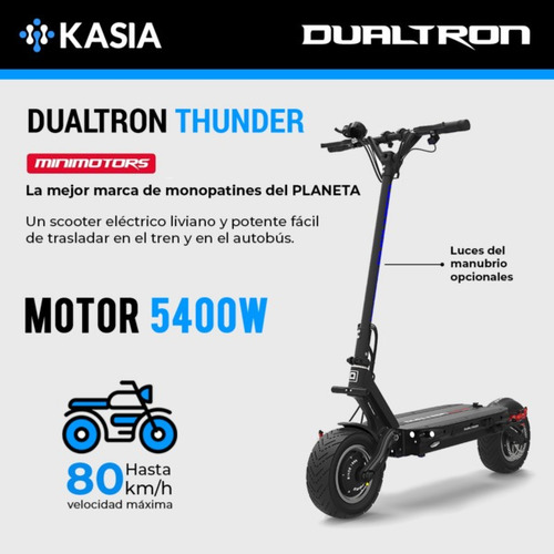 Monopatin Electrico Minimotors Dualtron Thunder 5400w 35ah