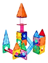Comprar Bloques De Construcción Magnéticos 3d 75 Piezas Con Luces