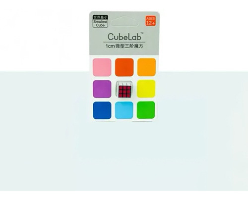 Cubo Rubik Cubelab Mini 3x3 1cm El Más Pequeño Del Mercado