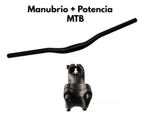 Manubrio Gw + Potencia Ontrail Bicicleta Mtb 60mm Oversize 