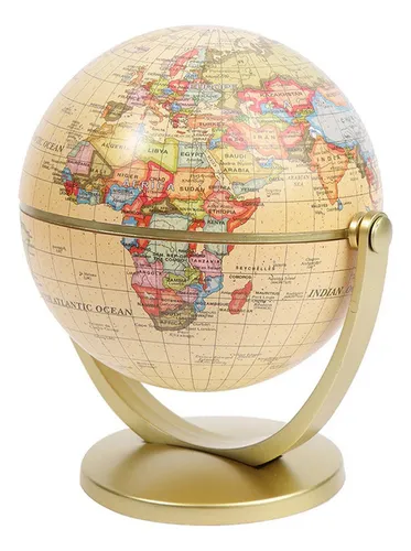 Mapamundi Globo Terráqueo De Escritorio Político Mundo Mapas