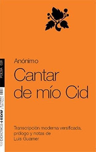 Cantar Del Mio Cid - Anonimo