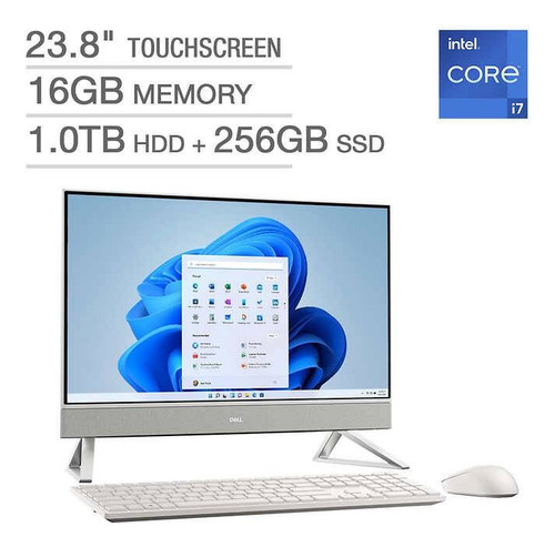 Imagen 2 de 7 de Dell Inspiron 24' Aio Touch I7 13va Gen 16gb 1tb Blanco 2023