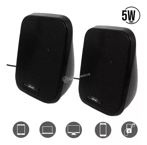 Mini Caixa De Som Multimídia 5w Rms Jogos Musica Pc Celular