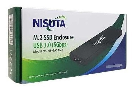 Imagen 3 de 3 de Carry Disk Nisuta Usb 3.0 M.2 Nsgasam2