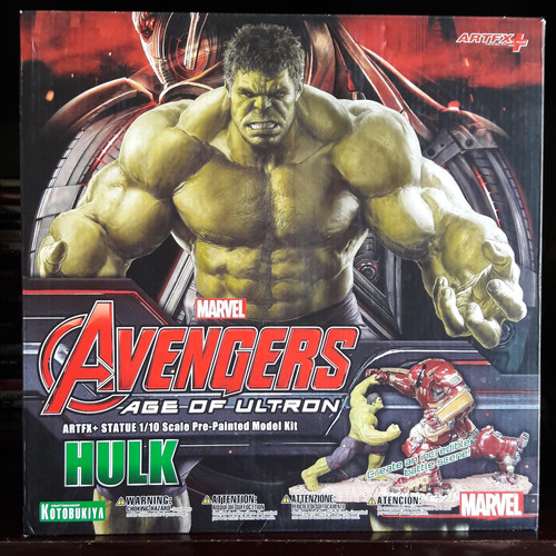 Artfx+ Hulk Vingadores Age Of Ultron Statue 1/10 Kotobukiya (Usado)