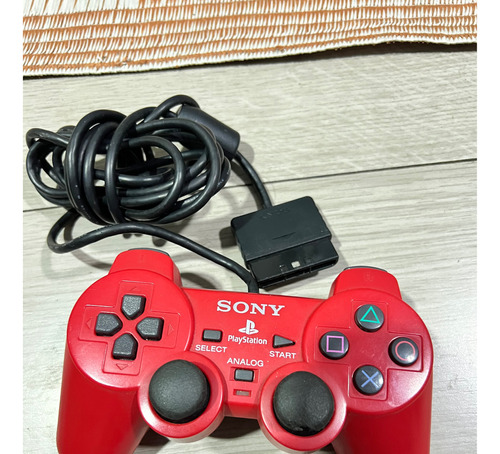 Control  Playstation 2 Rojo Edicion Especial Original