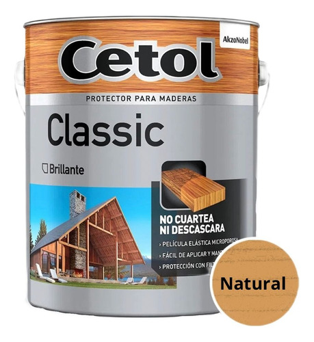 Cetol Classic  Brillante 4lts  Protector Madera *ac*