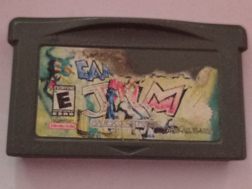 Earthworm Jim Lombriz Usado Nintendo Gameboy Advance Gba