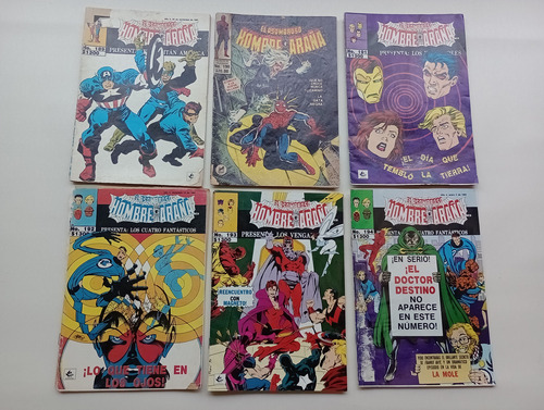 Revistas El Asombroso Hombre Araña Presenta: ( Lote De 5 ) (Usado)