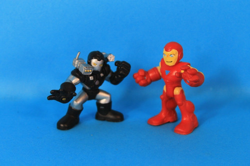Iron Man & War Machine Heroe Squad Hasbro (Usado)
