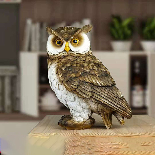 ! Estatua De Búho Para Decoración Del Hogar, Acentos, Sala
