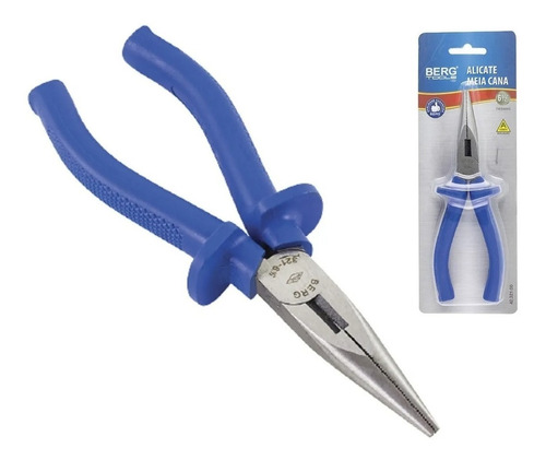 Alicate Bico Meia Cana 6 Pol. 1/2 - Berg Profissional