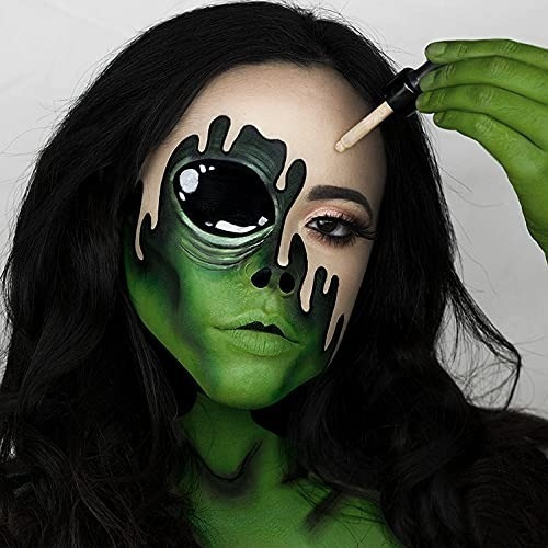 Base de maquillaje en cremoso Mehron Mehron Fantasy FX Mehron tono verde - 30mL 49.896g