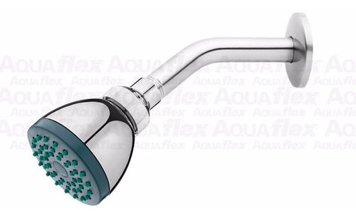 Flor De Ducha Anti-calcarea Y Brazo / Caño 15 Cm Aquaflex