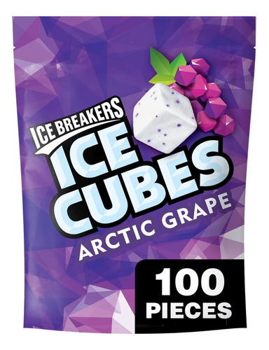 Ice Breakers Ice Cubes Chicles Americanos Arctic Grape 100 