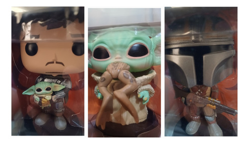 Funko Pop Pkte3 Star Wars The Mandalorian 326, 379 Y 461