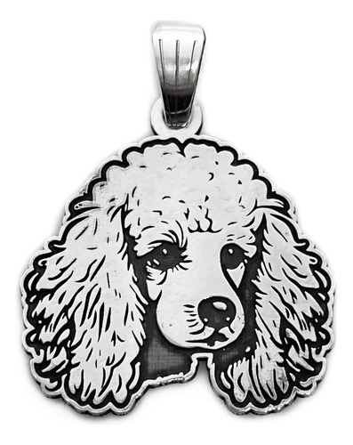 Dije Perro Caniche Mascota Plata 925 