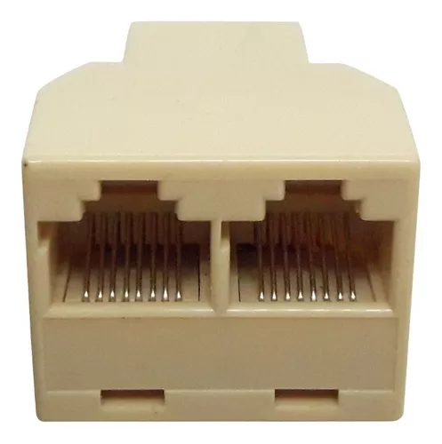 Duplicador Rj45 1 X 2 Saídas Só Funciona 1 De Cada Vez