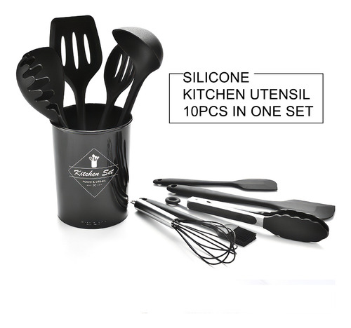Juego De Utensilios De Cocina De Silicona Antiadherente De 1