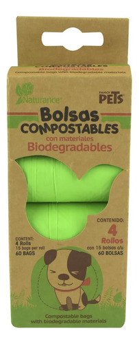 Fancy Pets Bolsas Compostables Biodegradables Con