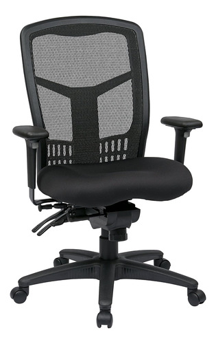 Asiento De Respaldo Alto Office Star Progrid Con Brazos Ajus