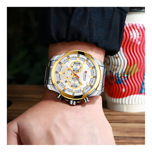 Reloj Curren Krec941902 Plateado Hombre