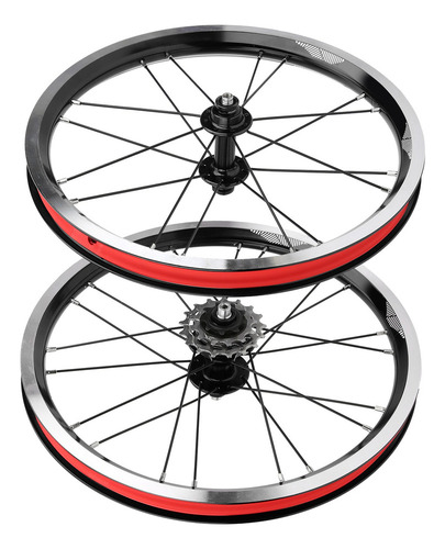 Conjunto De Rodas De Bicicleta Dobrável Com Freio Em V De