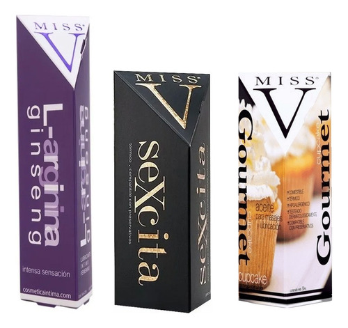 Lubricante Intimo Femenino + Aceite Estimulante + Saborizado Cupcake