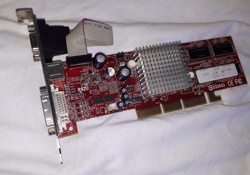 Imagem 2 de 9 de Placa De Vídeo Agp R92u-ld3 9250 Perfeita Já Vai C Pasta