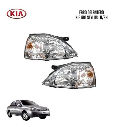 Faro Delantero Kia Rio Stylus 2008/2012 Rh / Lh