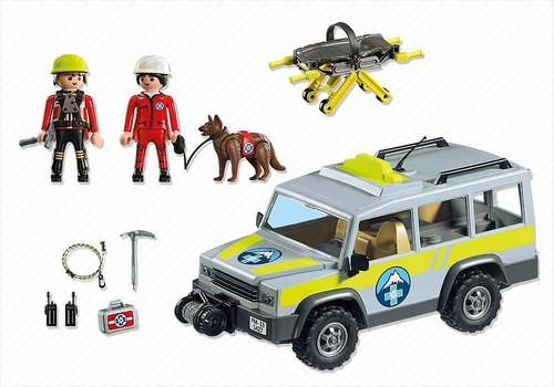 Playmobil Camión Playset De Rescate De Montaña