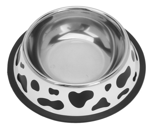 Cuenco Redondo Para Mascotas De Acero Inoxidable De 15 Cm De