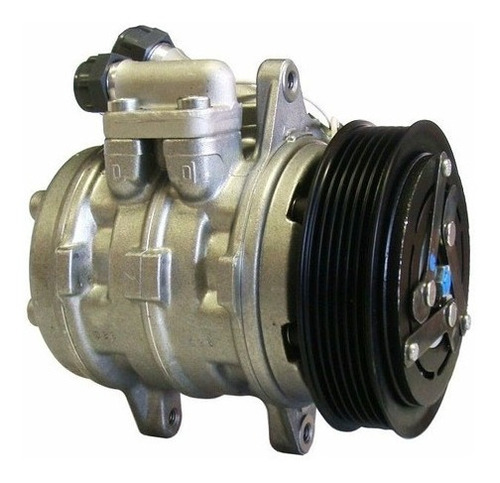 Compressor Ar Denso Gol G2 G3 G4 1.0 10p08 Polia 6pk R134a