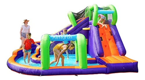 Airmyfun Casa De Rebote Inflable Para Niños Con Soplador Cas