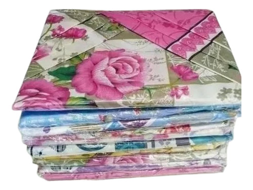 Kit C/10 Jogos Lençol Casal 3 Peças Cama Box Atacado Promoçã Cor Variada Desenho Do Tecido Estampado