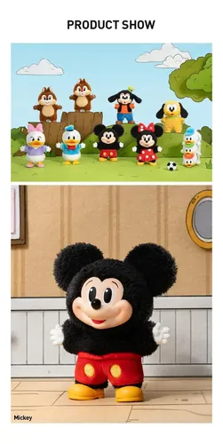 Pop Mart Mickey Mouse Family Cute Together Caja Sorpresa Llavero