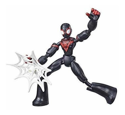 Spider-man Marvel Bend Y Flex Miles Morales Figura De Vvy1 K