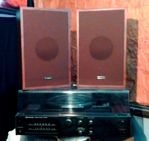 Sanyo Gxt 4415 K Bandeja Bsr Amplificador Bafles 1974 Retro