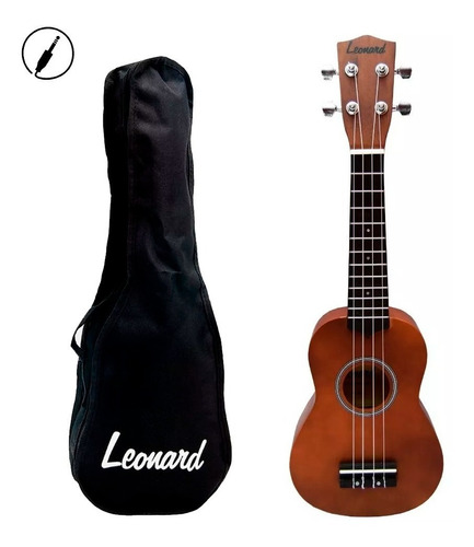 Ukelele Soprano Ukulele Leonard Colores + Funda + Envio