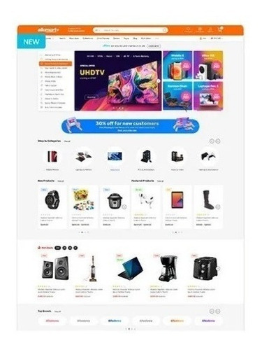 Imagem 3 de 3 de Tema Ella Shopify 5.0.5 Supermarket 1 E 2 Atualizado Top