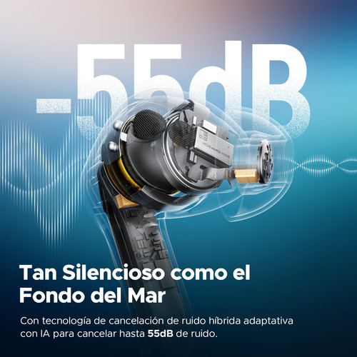 Auriculares Bluetooth Soundpeats Anc Air5 Pro