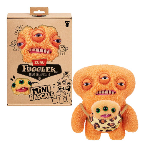 Peluche Zuru Fuggler Double Trouble Moled Alien