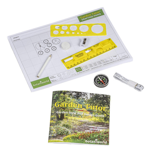 Garden Tutor Kit De Diseño De Jardín: Papel Gráfico De J.