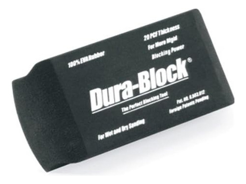 Dura-block Af4412 - Bloque De Lija  1/3 Radio   Color Negro